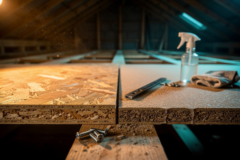 Plancher en OSB ou aggloméré : que choisir ?