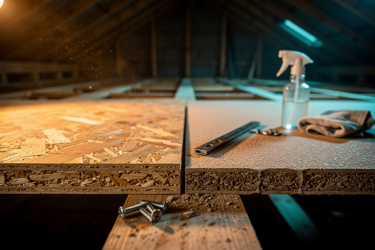 Plancher en OSB ou aggloméré : que choisir ?